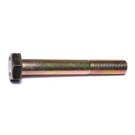 Midwest Fastener Class 8.8, M14-1.50 Hex Head Cap Screw, Zinc Plated Steel, 100 mm L, 2 PK 73627